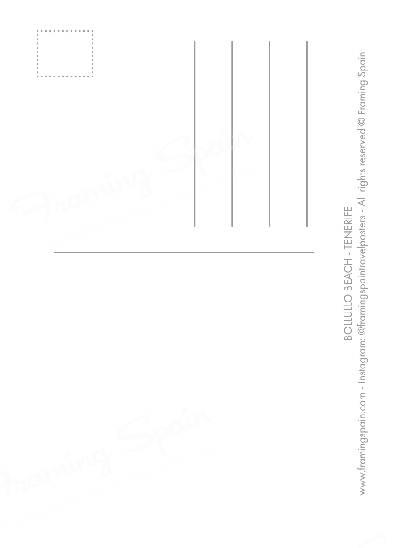 Bollullo beach postal