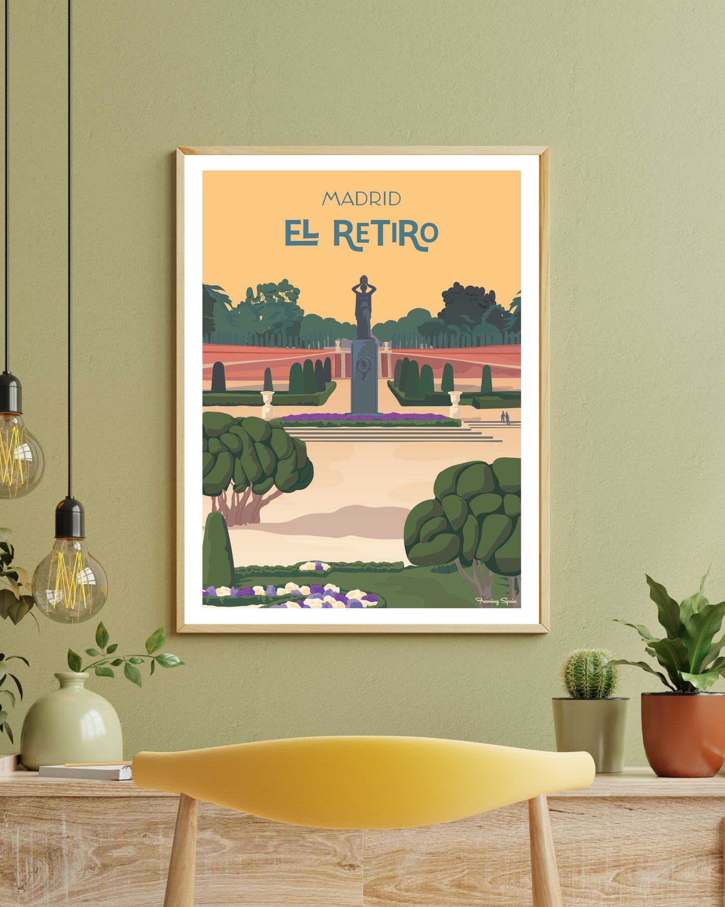 PARC EL RETIRO - Affiche de voyage