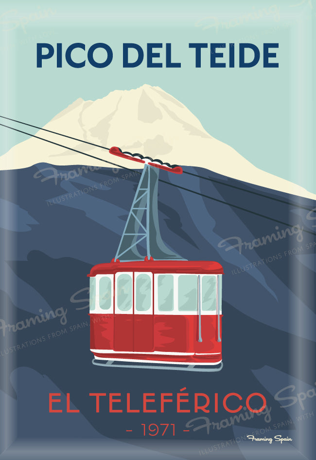 El Teide - Affiche de voyage