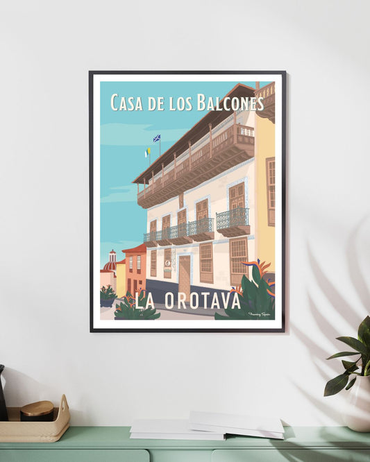 Travel Póster Casa de los Balcones