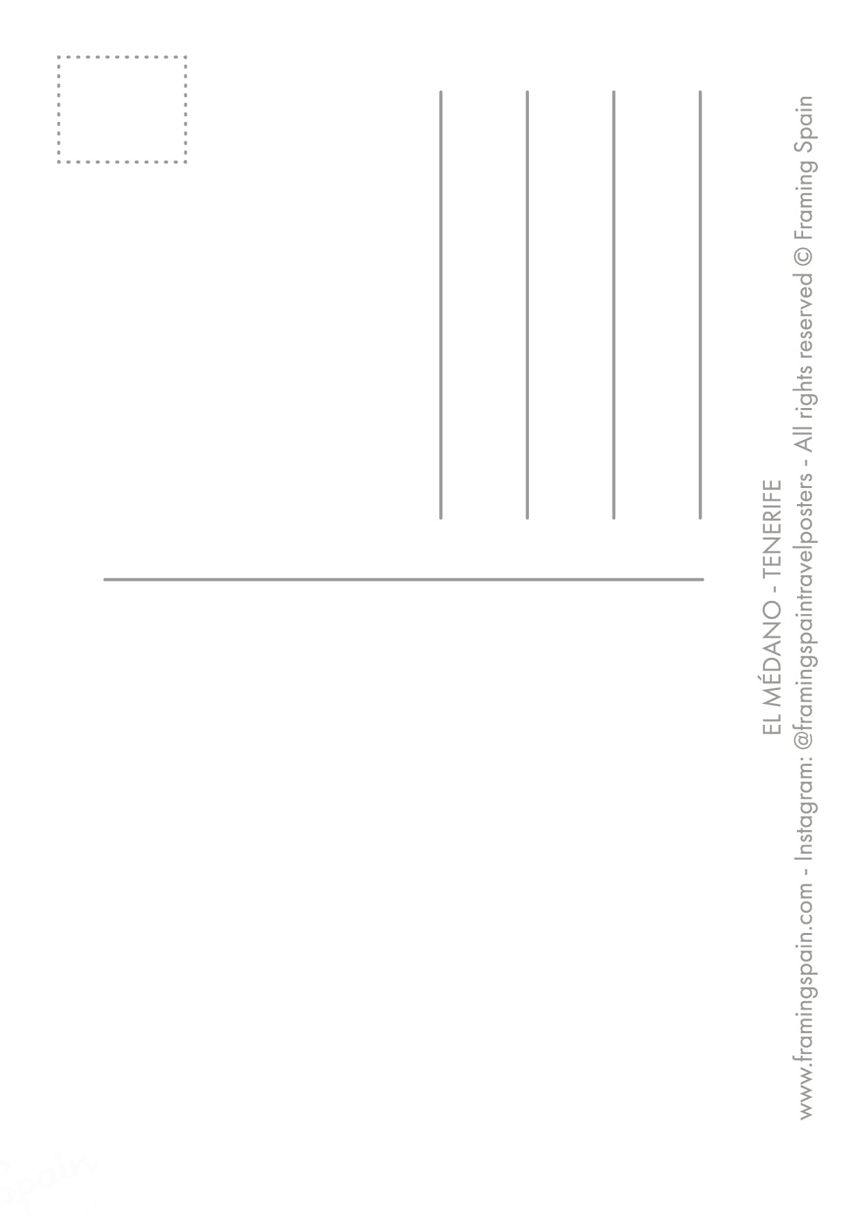 EL MÉDANO TENERIFE - Postcard