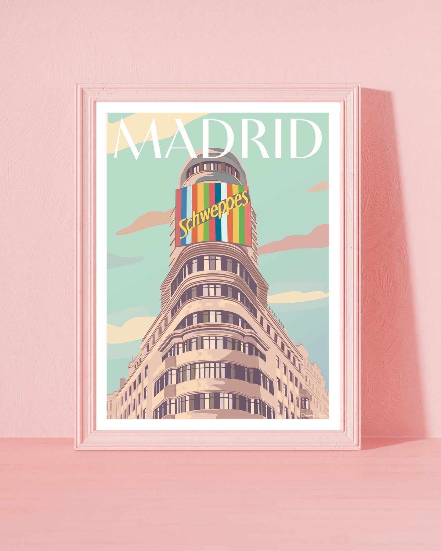 MADRID CAPITOL BUILDING - Travel Poster