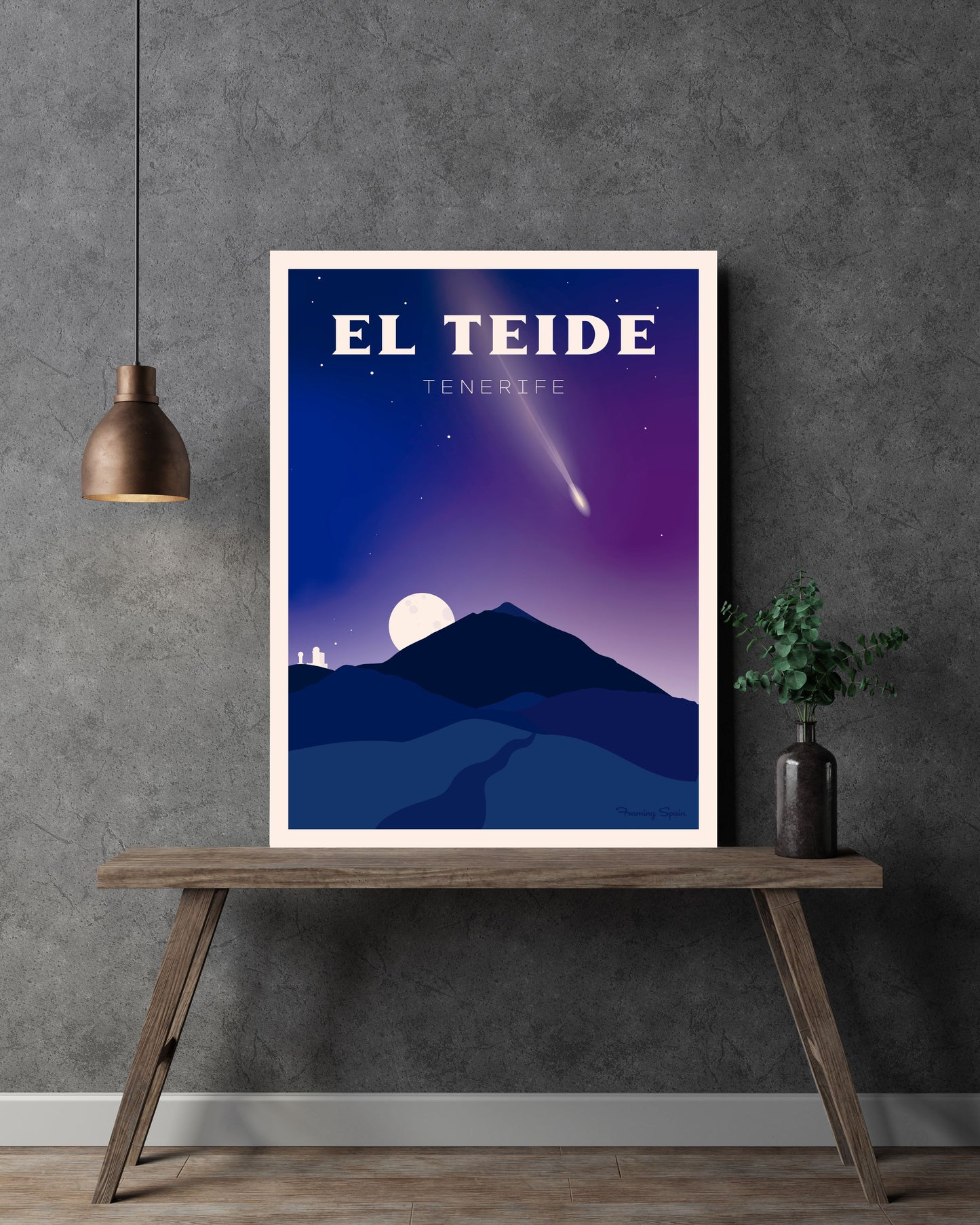 El Teide - Affiche de voyage