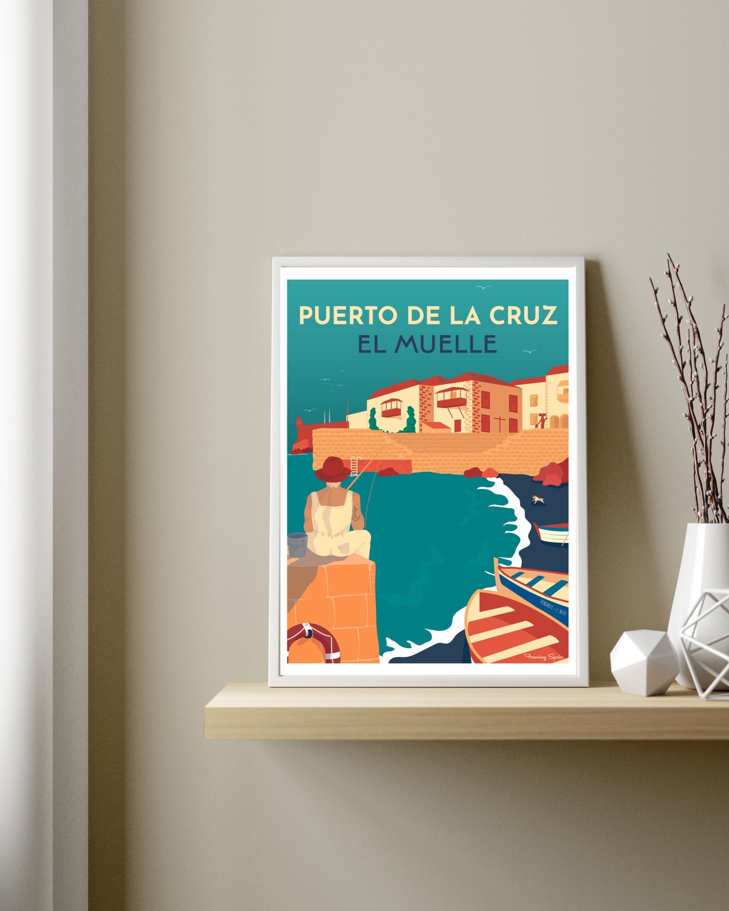 Poster Tenerife Puerto de La Cruz wall