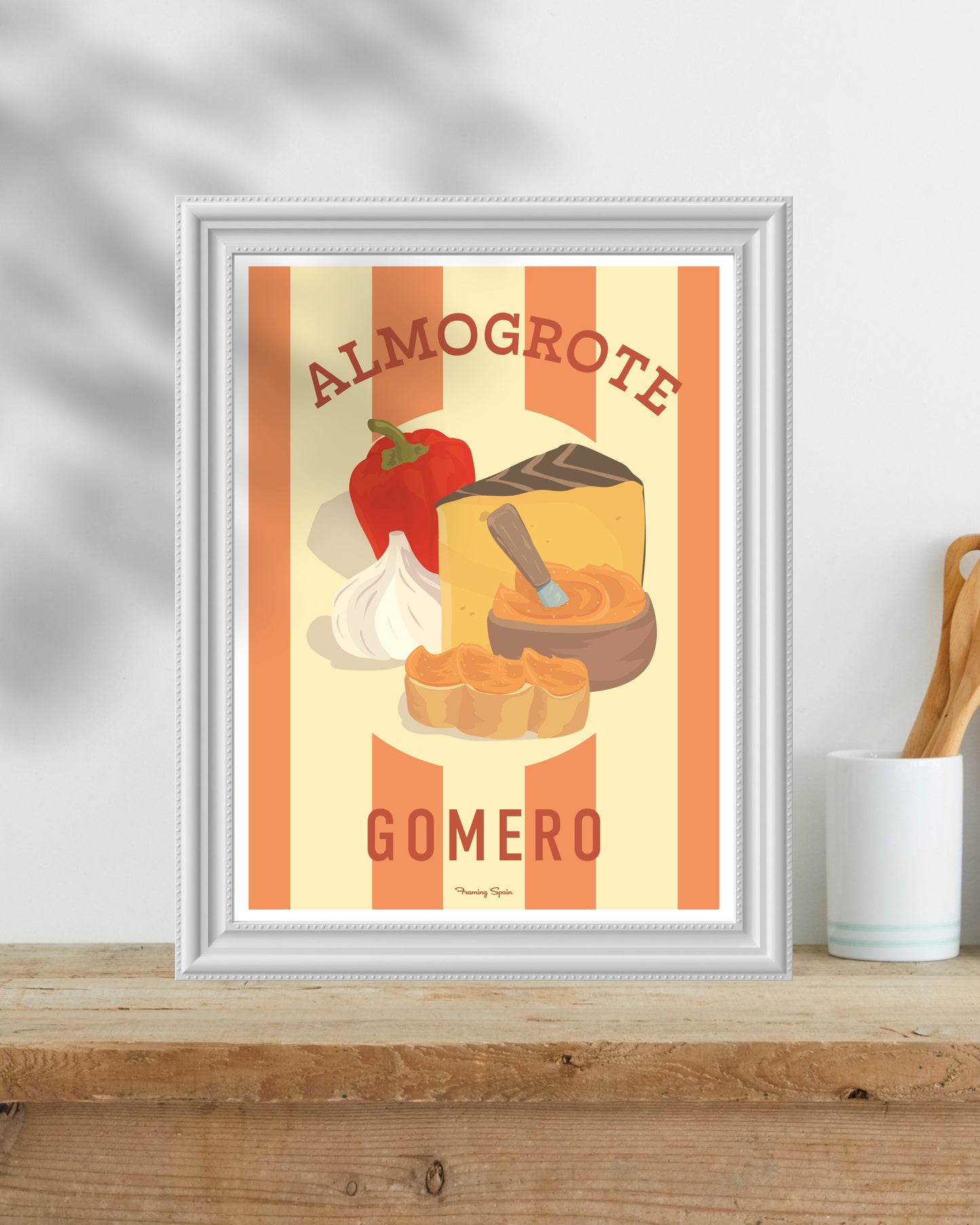 Almogrote - Travel Poster