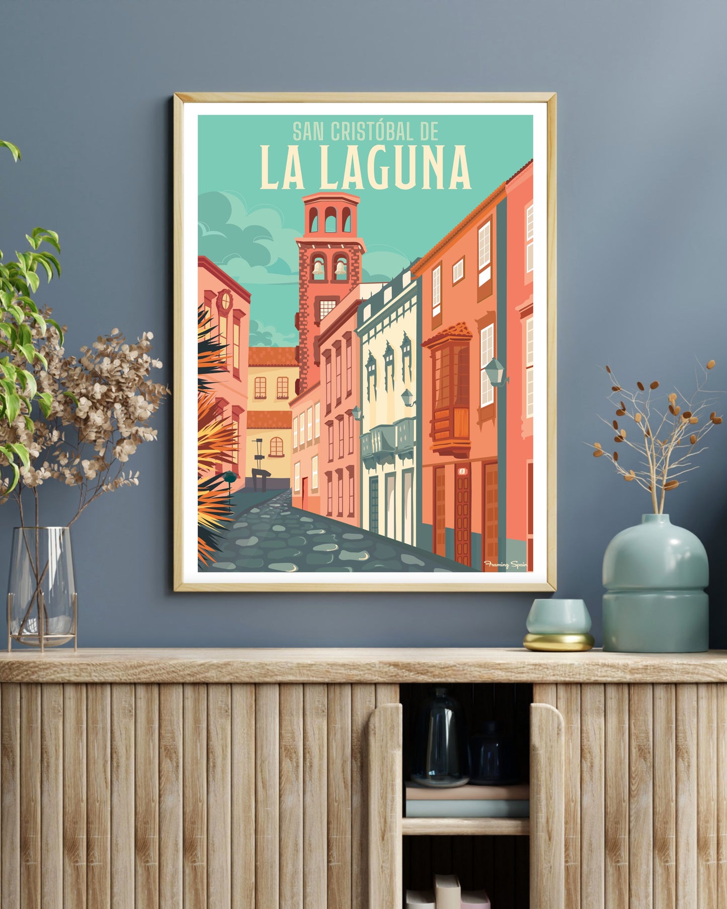 San Cristobal de La Laguna Travel Poster