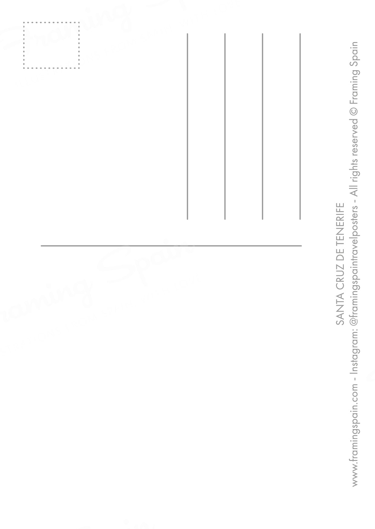 Santa Cruz Auditorio Postcards back