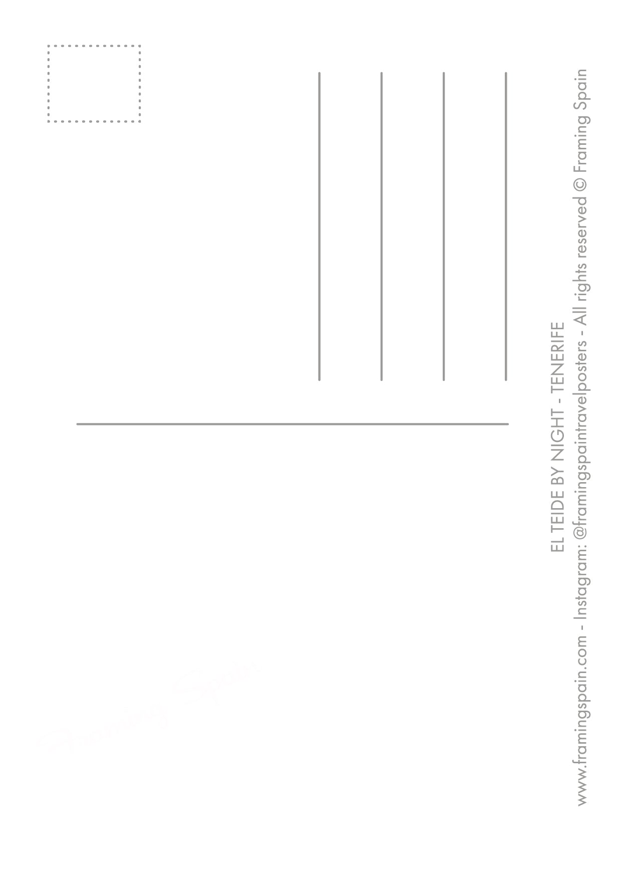 El Teide By Night - Postcard