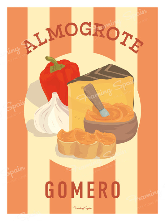 Almogrote - Travel Poster