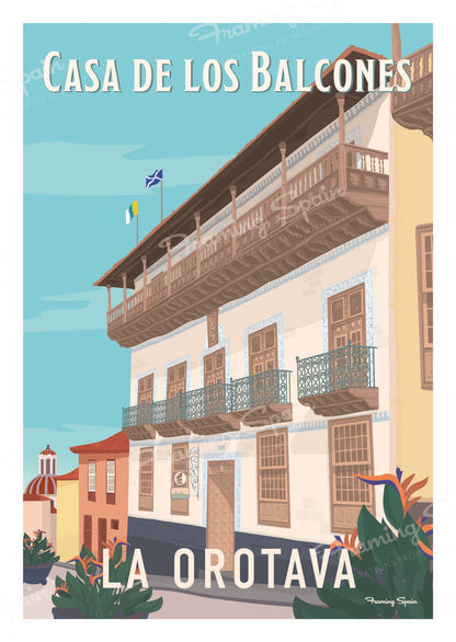 Casa de los Balcones - Postcard