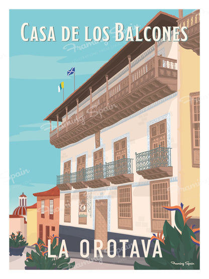 Casa de los Balcones - Travel Poster