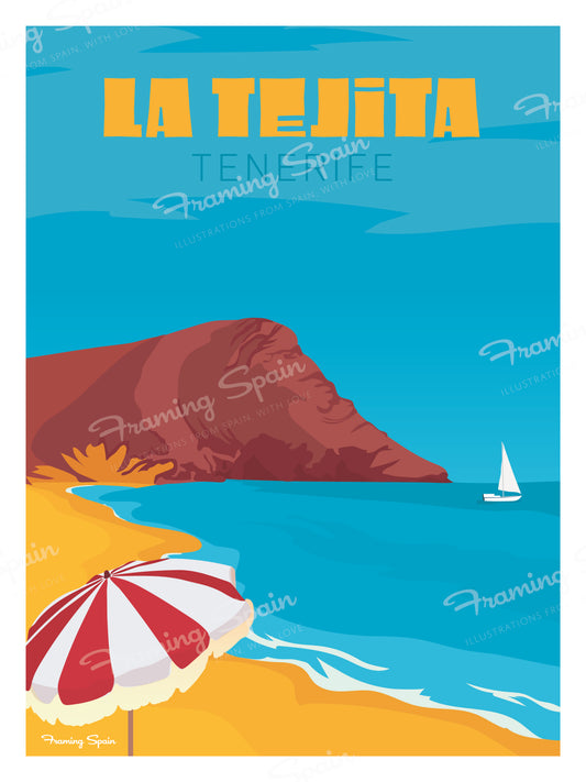 La Tejita - Travel Poster