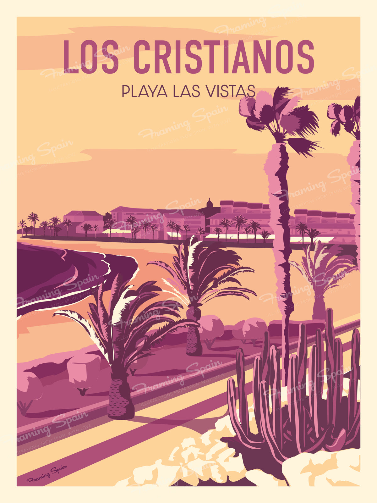 Los Cristianos - Travel Poster