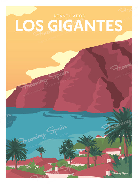 Los Gigantes - Travel Poster