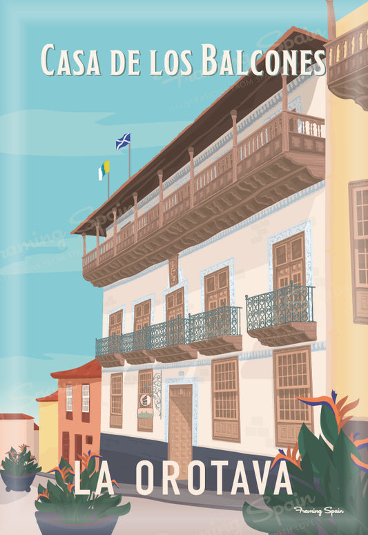 Casa de los Balcones - Magnet