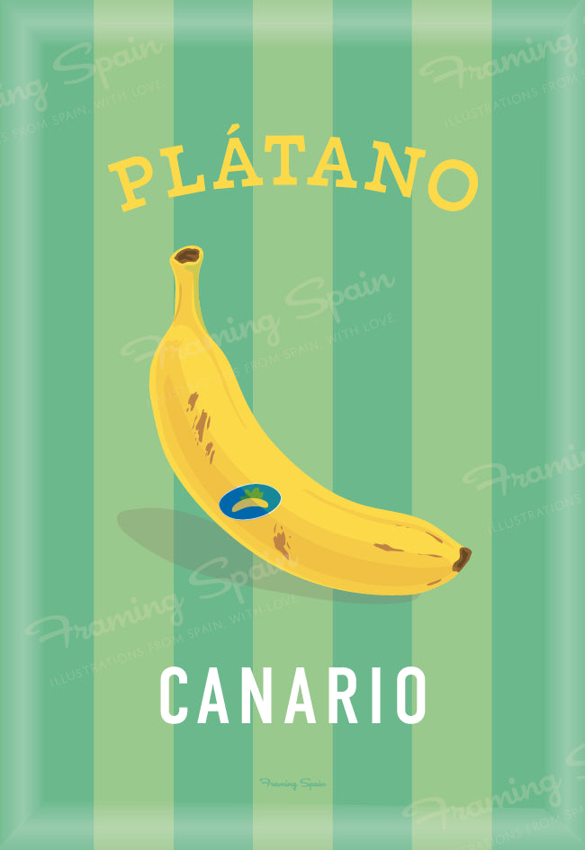 Plátano - Magnet