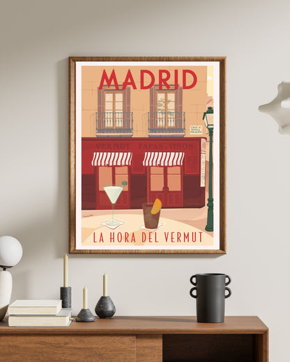 La Hora del Vermut - Travel Poster