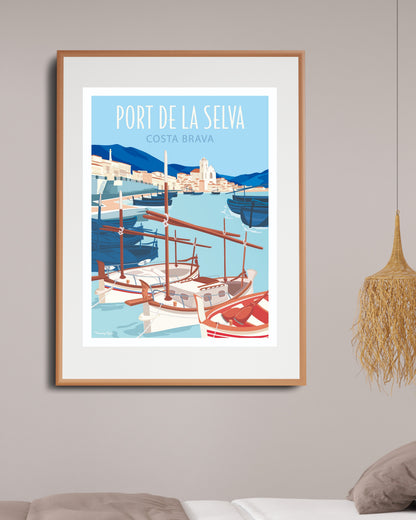 Port de la Selva - Travel Poster