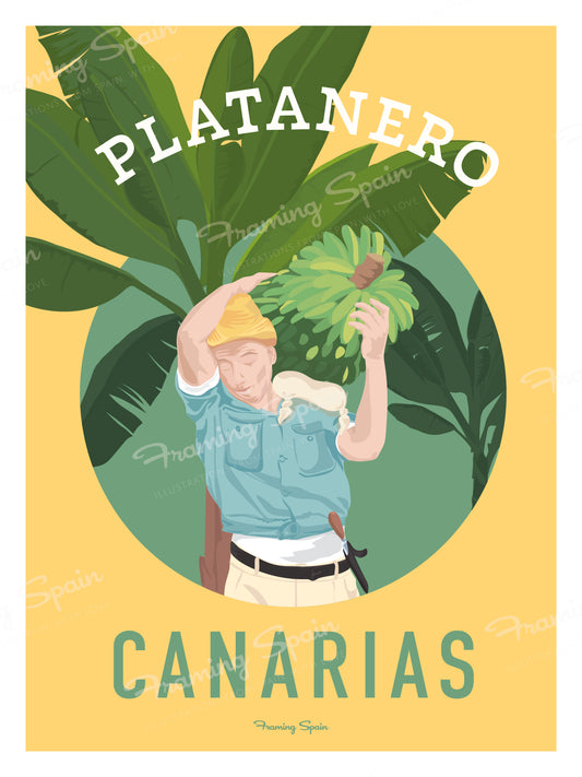 Platanero - Travel Poster