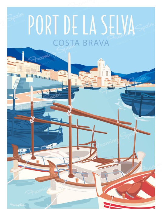 Port de la Selva - Travel Poster