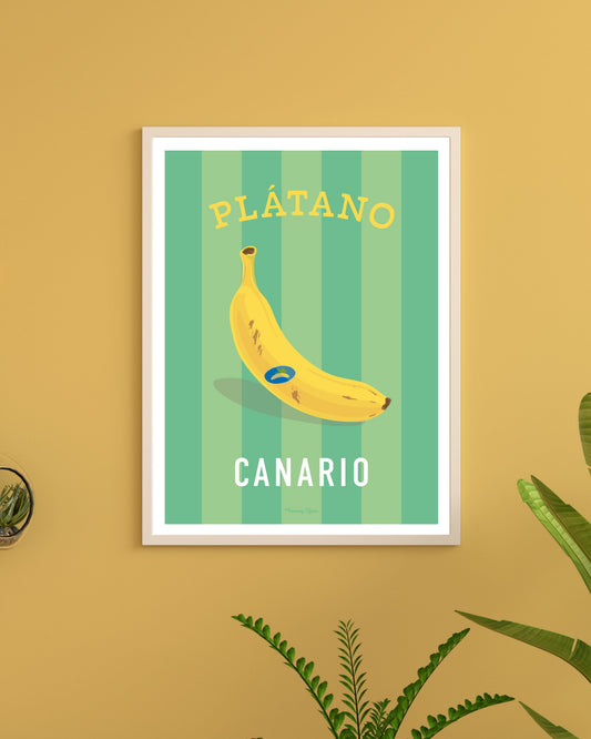 Plátano - Travel Poster