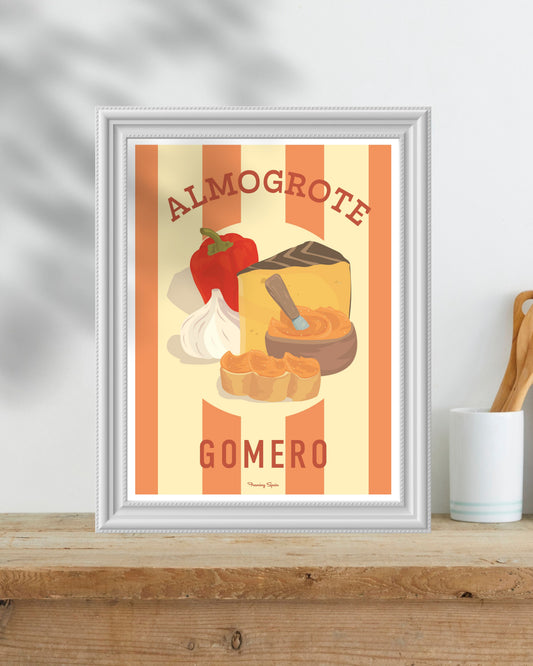Almogrote - Travel Poster