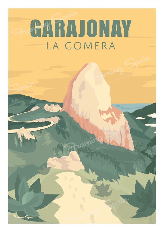 Garajonay - Travel Poster