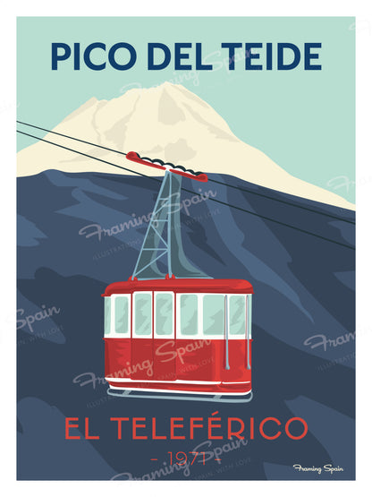 Teleférico del Teide - Travel Poster